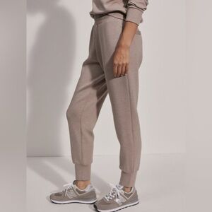 Varley the slim cuff pant 25 in taupe marl (size small)